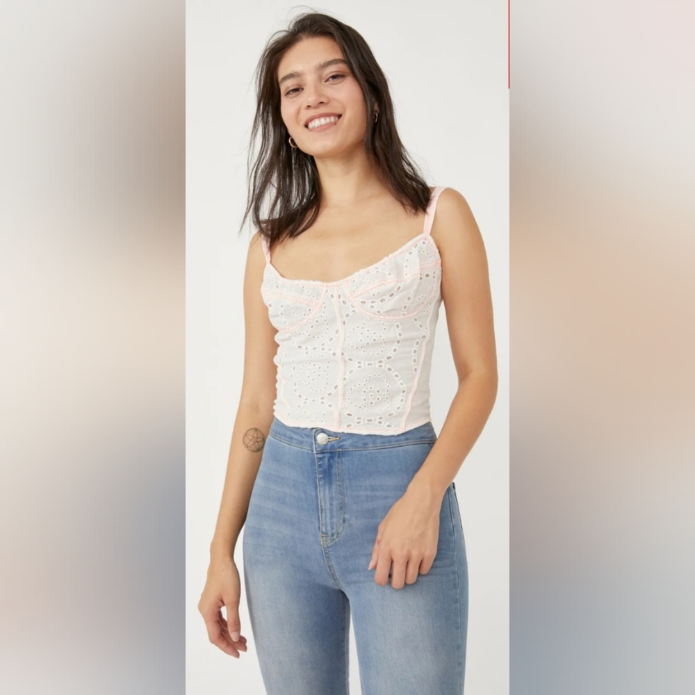 🔥NEW WITH TAG FREE PEOPLE POP OF COLOR CORSET SIZE XS🔥